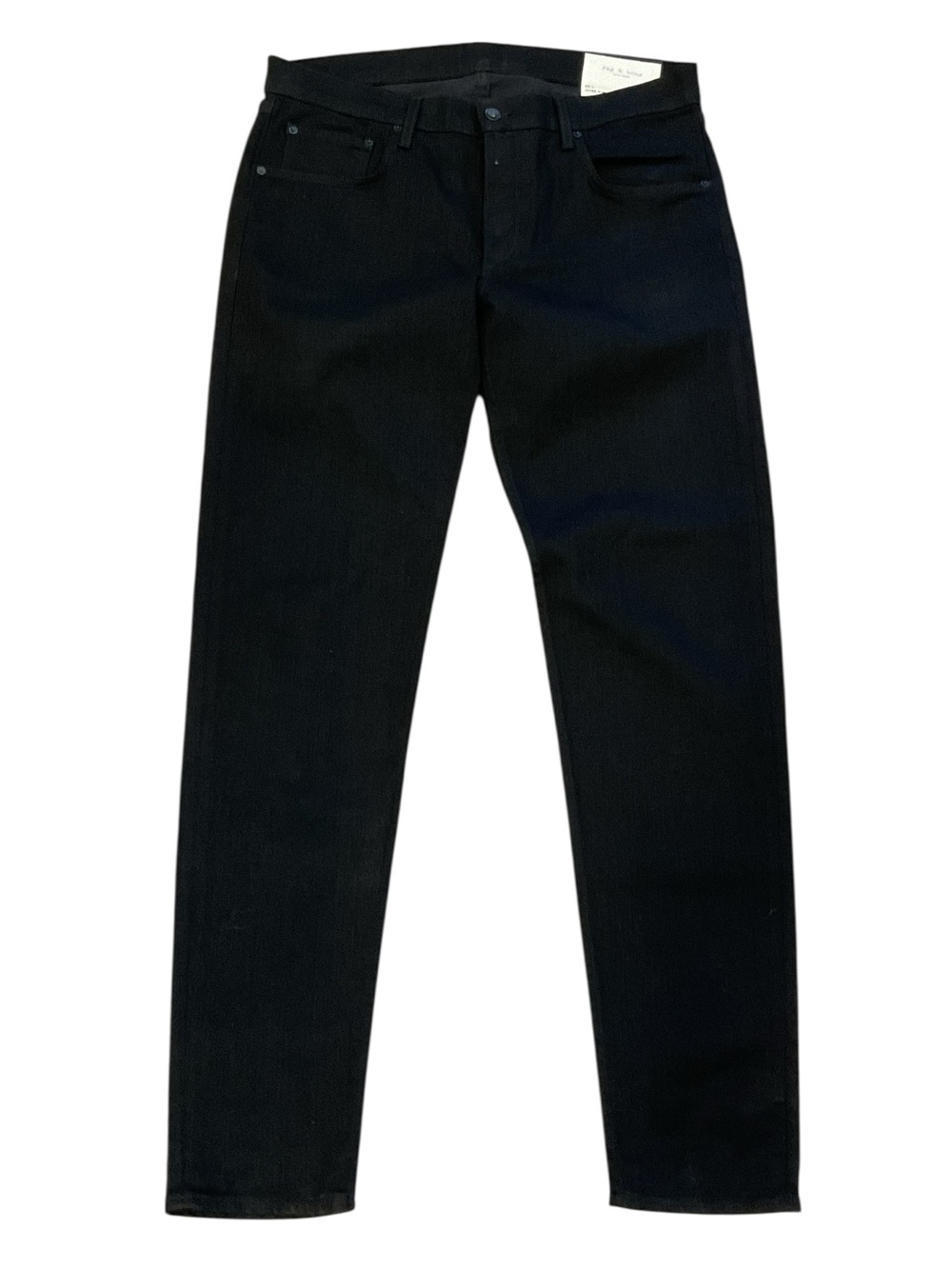 Rag & Bone Men’s Black Extra Slim Jeans